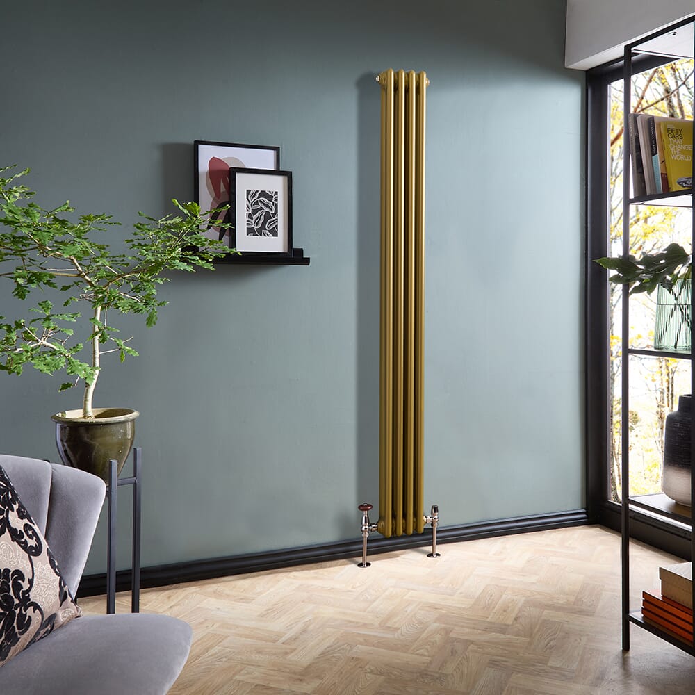 Radiatore Tradizionale Verticale a Doppia Colonna - Scelta di Colori Metallizzati e Dimensioni - Regent