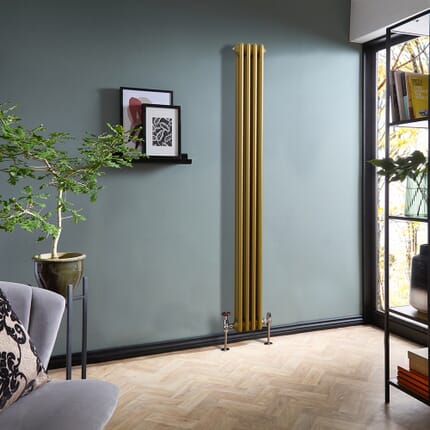 Radiatore Tradizionale Verticale a Doppia Colonna - Scelta di Colori Metallizzati e Dimensioni - Regent