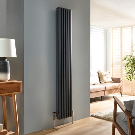 Radiatore Verticale a Doppia Colonna - Alto 1800mm - Scelta di Dimensioni e Finiture - Atticus
