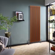 Radiatore Tradizionale Verticale a Doppia Colonna - Rame Metallizzato - Scelta di Dimensioni - Regent