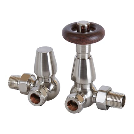 Valvole Termostatiche Tradizionali Angolari per Radiatori - Scelta della Finitura - Regent