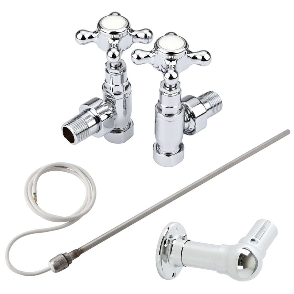 Scaldalviette Misto Tradizionale Bianco – 930mm x 450mm - Scelta di Termostati