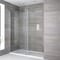Box Doccia Walk-In a Nicchia con Piatto Doccia e Parete Paraspruzzi (Opzionale) - Disponibile in Diverse Misure - Portland