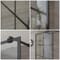 Box Doccia Walk-In Angolare con Piatto Doccia Effetto Ardesia e Parete Paraspruzzi (Opzionale) - Diverse Misure Disponibili - Barq