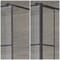 Box Doccia Walk-In Angolare con Piatto Doccia Effetto Ardesia e Parete Paraspruzzi (Opzionale) - Diverse Misure Disponibili - Barq