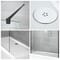 Box Doccia Walk-In Centro Stanza con Piatto Doccia e Parete Paraspruzzi (Opzionale) - Diverse Misure Disponibili - Nox