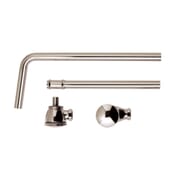 Piletta di Scarico per Vasca Click-Clack a Vista con Troppopieno - Color Nichel - Hudson Reed