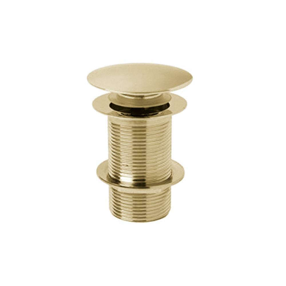 Piletta di Scarico per Lavabo Click-Clack senza Troppopieno - Color Oro (non Scanalato) - Hudson Reed