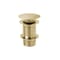 Piletta di Scarico per Lavabo Click-Clack senza Troppopieno - Color Oro (non Scanalato) - Hudson Reed