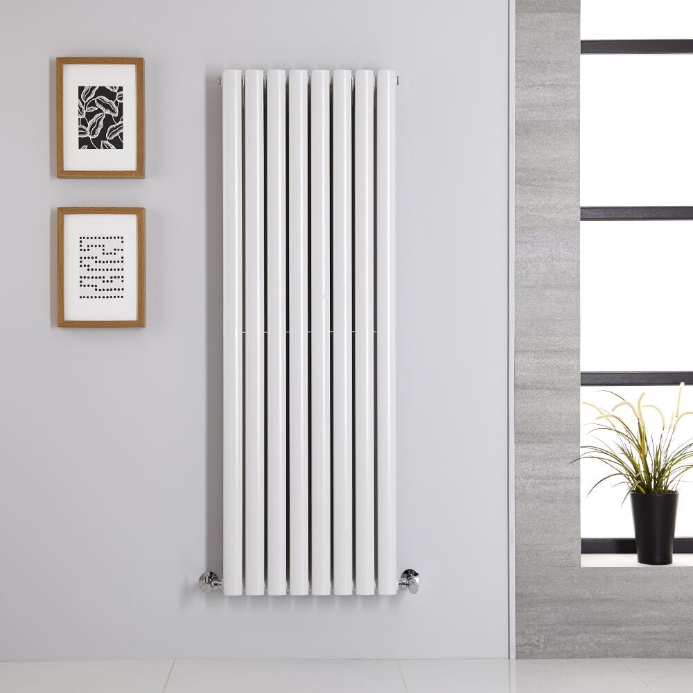 Radiatore di Design Verticale Bianco - 1400mm x 472mm - Pannello Doppio - Revive