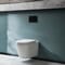 Sanitario WC Sospeso Senza Brida con Telaio Alto - Scelta della Placca di Comando - Covelly