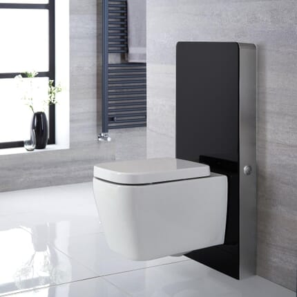 Kit per Sanitario Nero 500mm Completo di Vaso WC - Saru