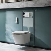 Sanitario WC Giapponese con Bidet e Telaio Alto - Scelta della Placca di Comando - Hirayu