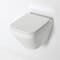 Set Bagno con Sanitario Sospeso e Mobile WC 500 mm Nero - Saru