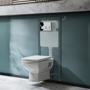 Sanitario WC Sospeso con Telaio Alto - Scelta della Placca di Comando - Chester