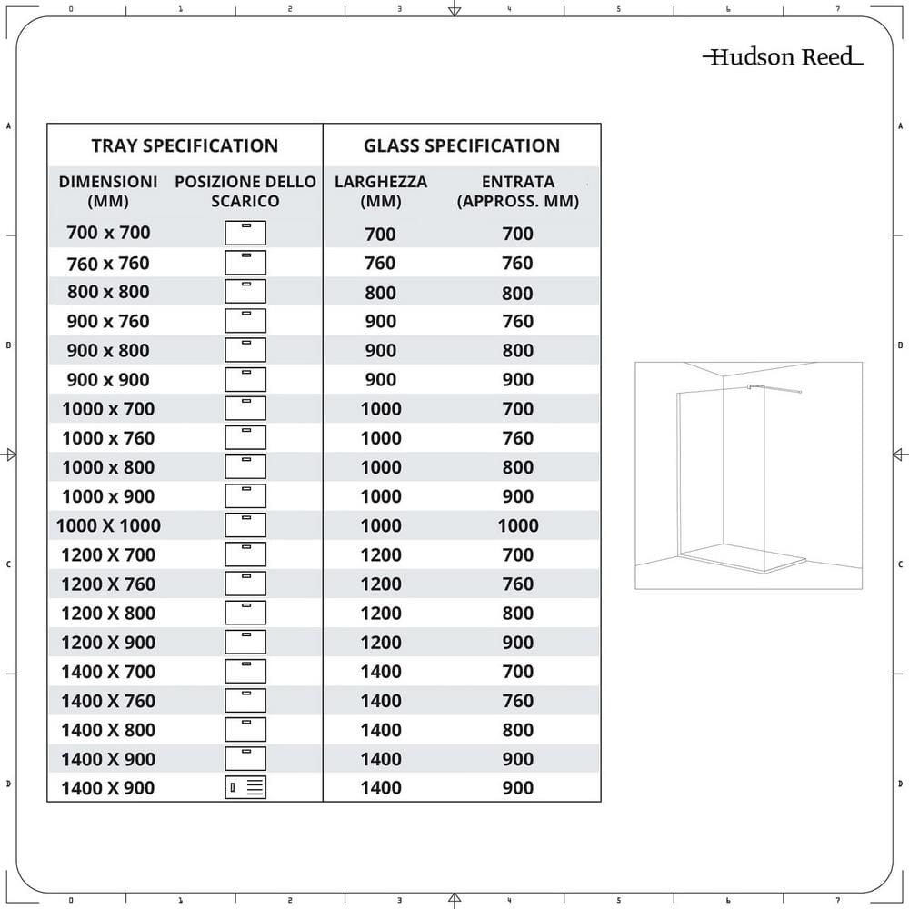 Box Doccia Walk-In Angolare con Piatto Doccia - Profilo Cromato - Portland
