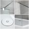 Box Doccia Walk-In Angolare con Piatto Doccia - Profilo Cromato - Portland