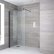 Parete Doccia Walk-In a Nicchia con Canaletta (Opzionale) - Nox